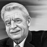 Bundespräsident Joachim Gauck (Zeichnung: Anke Krakow / TBM)
