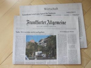 Die FAZ am 16. Juli 2016 nach dem Anschlag in Nizza 