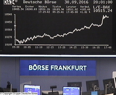 Die Börse in Frankfurt (Foto: Deutsche Börse)