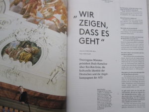 Cicero interviewt Bodo Ramelow von der "Linken" im November-Heft 2016