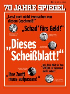 Der Titel des Jubiläumshefts: 70 Jahre Spiegel