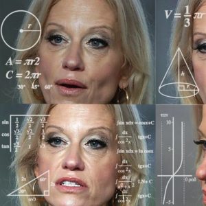 Kellyanne Conway ist Trumps Beraterin und eine Frau, die fast jedes Interview entgleisen lässt. Foto: Vox